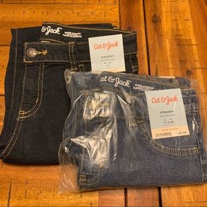 Cat & Jack Girls’ Jeans x2